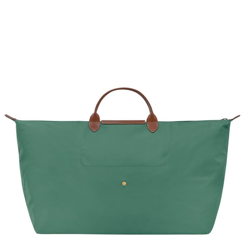 Women's Longchamp Le Pliage Original M Travel Bags Sage Green | WOJYG-5437