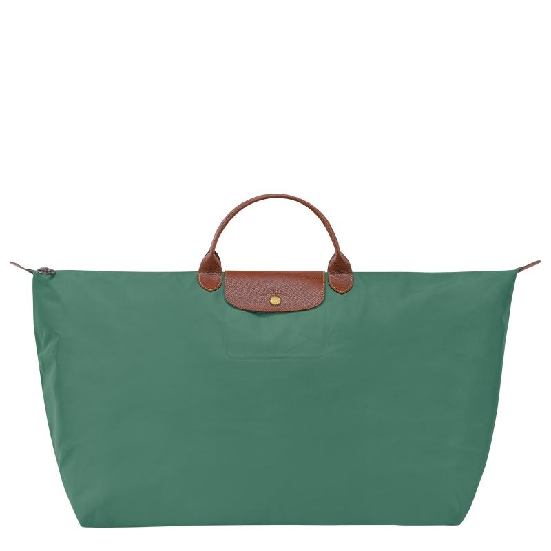 Women\'s Longchamp Le Pliage Original M Travel Bags Sage Green | WOJYG-5437