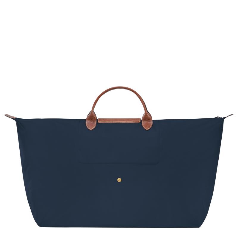 Women's Longchamp Le Pliage Original M Travel Bags Navy | URWZN-9105