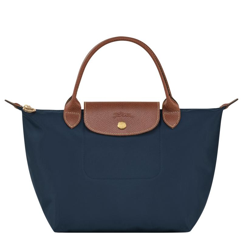 Women\'s Longchamp Le Pliage Original S Handbags Navy | HMBKE-0382