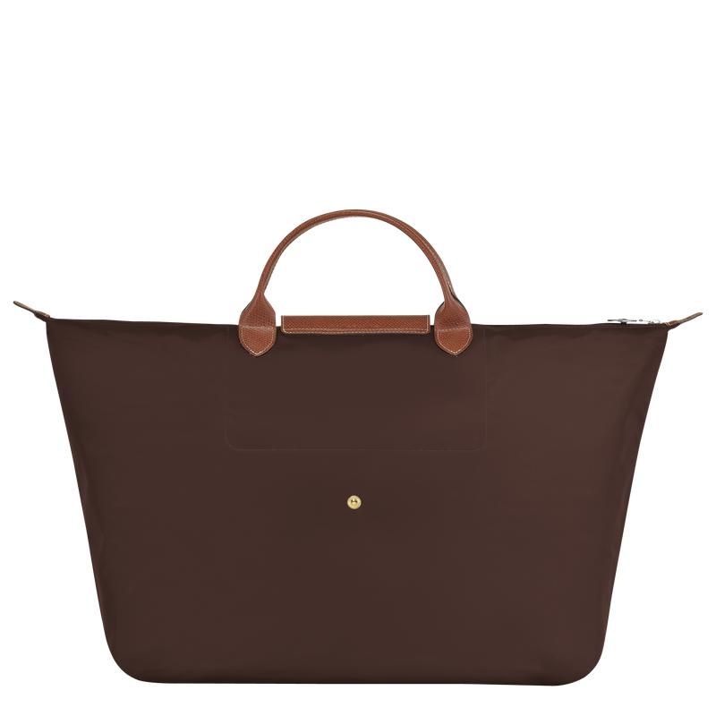 Women's Longchamp Le Pliage Original S Travel Bags Ebony Brown | LZEOM-8146