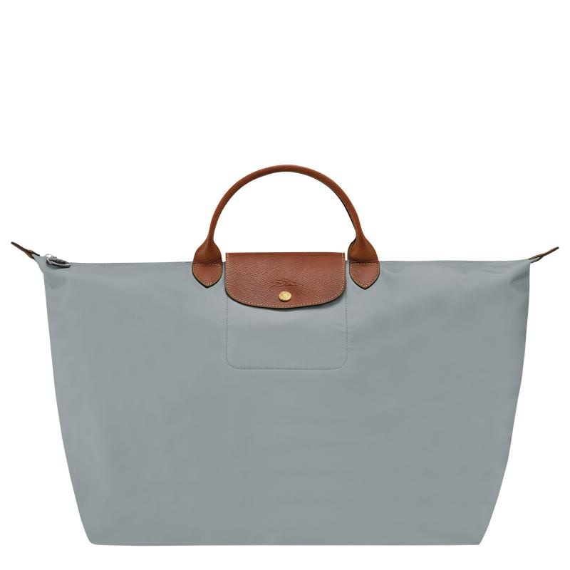 Women\'s Longchamp Le Pliage Original S Travel Bags Steel Grey | FPIZB-3418