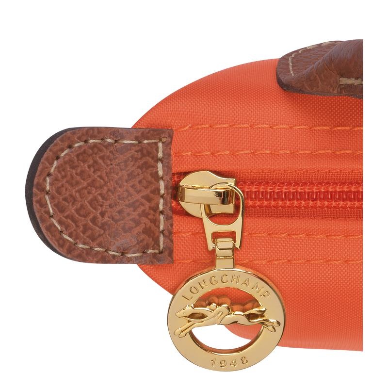 Women's Longchamp Le Pliage Original with handle Pouches Orange | MGYNS-1865