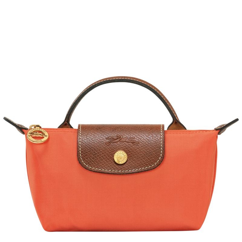 Women\'s Longchamp Le Pliage Original with handle Pouches Orange | MGYNS-1865