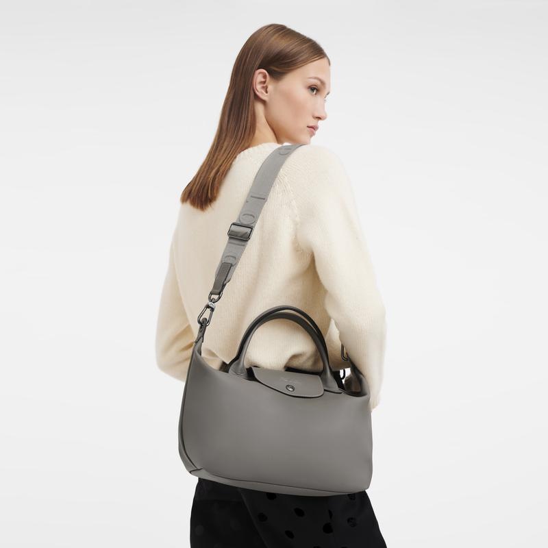 Women's Longchamp Le Pliage Xtra S Handbags Turtledove Grey | ORENI-4971