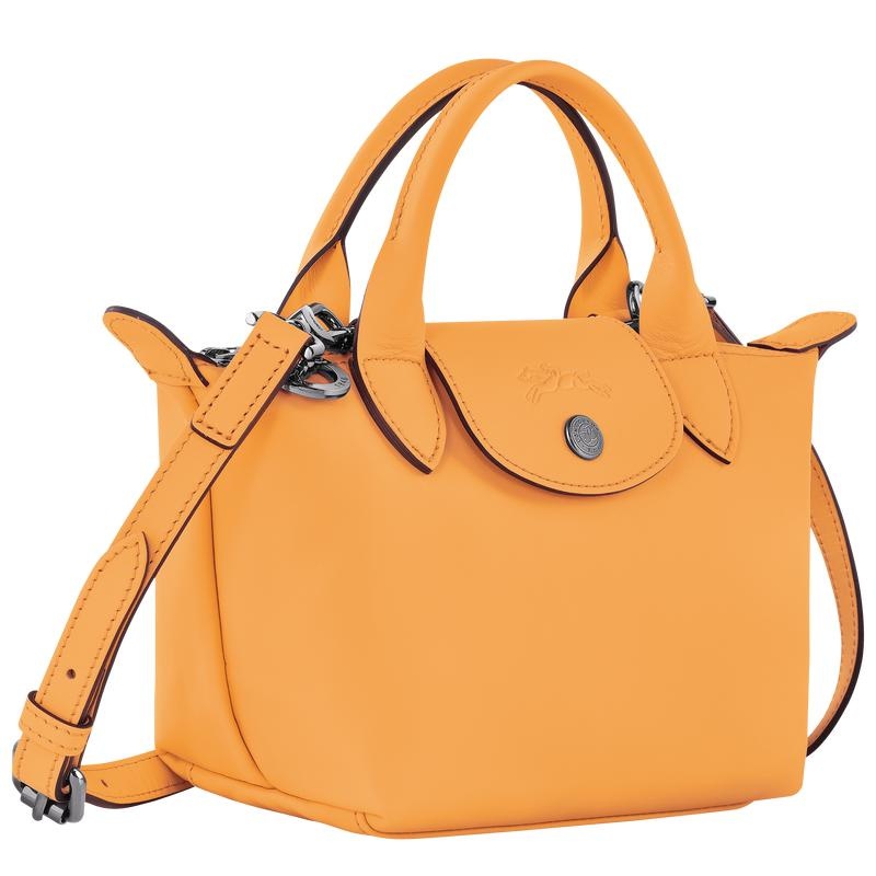 Women's Longchamp Le Pliage Xtra XS Handbags Apricot Orange | LRNAK-4586