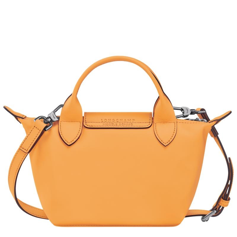 Women's Longchamp Le Pliage Xtra XS Handbags Apricot Orange | LRNAK-4586