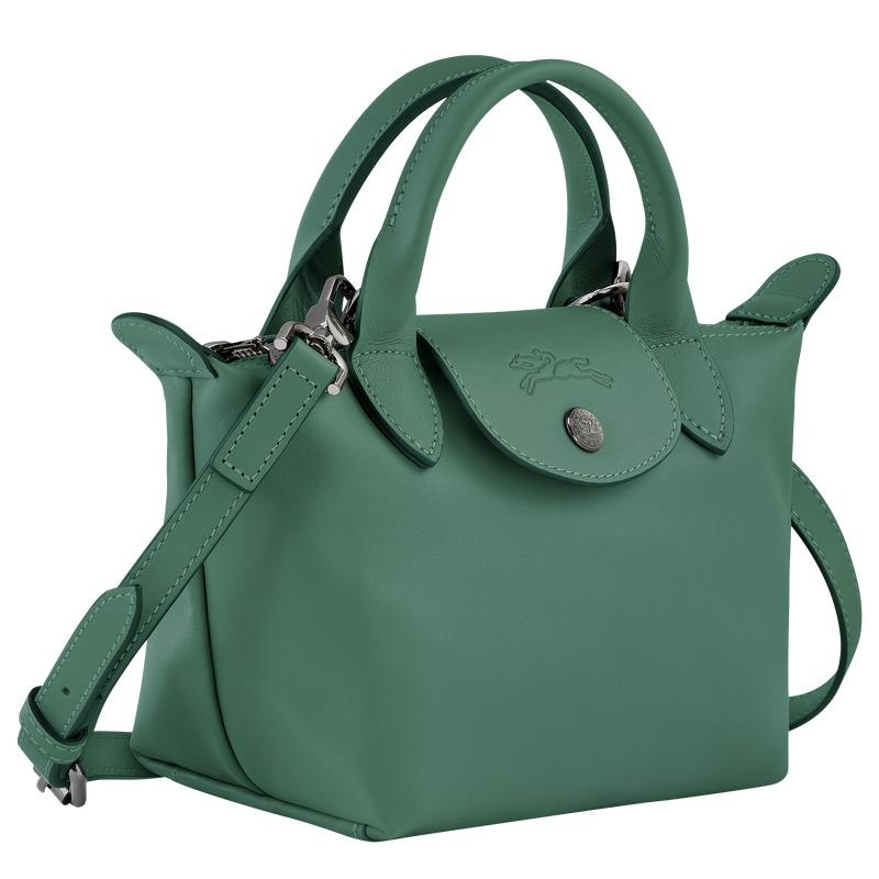Women's Longchamp Le Pliage Xtra XS Handbags Sage Green | VJBUZ-4921