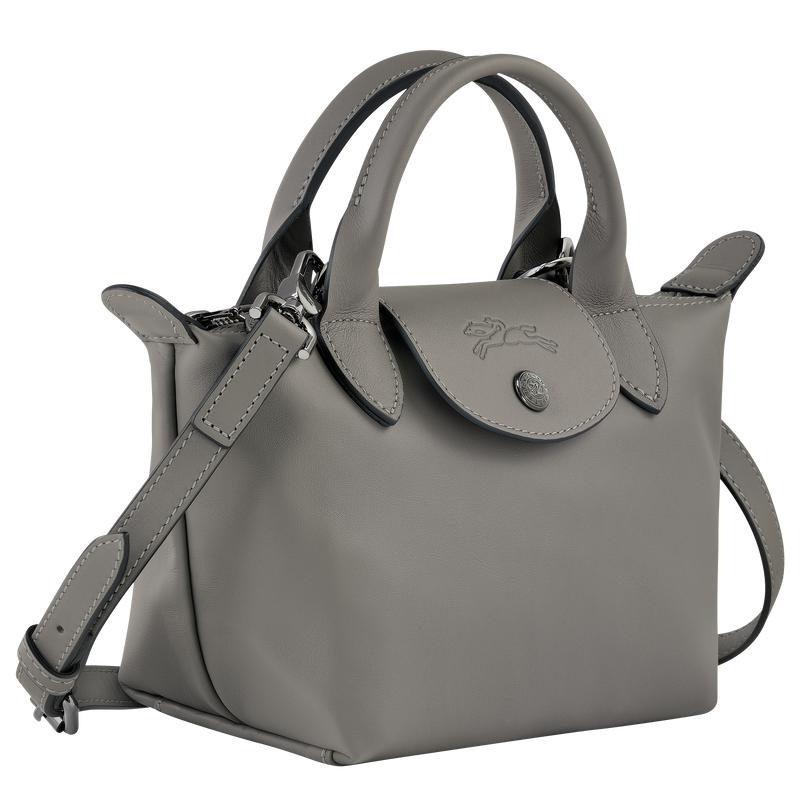 Women's Longchamp Le Pliage Xtra XS Handbags Turtledove Grey | SWUVR-3840