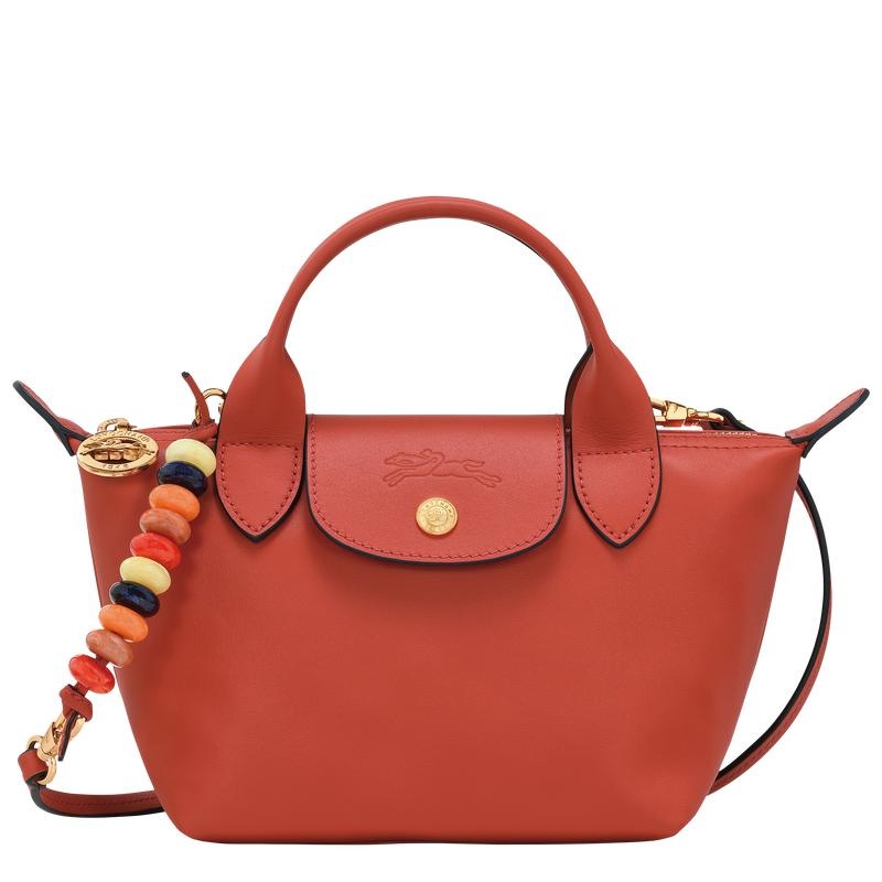Women\'s Longchamp Le Pliage Xtra XS Handbags Sienna Red | IDWAX-3954
