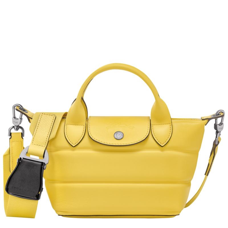 Women\'s Longchamp Le Pliage Xtra XS Handbags Yellow | DYJVU-9721