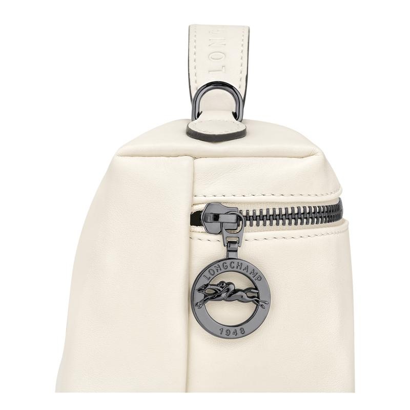 Women's Longchamp Le Pliage Xtra XS Vanity Crossbody Bags Ecru White | MEPAZ-8510