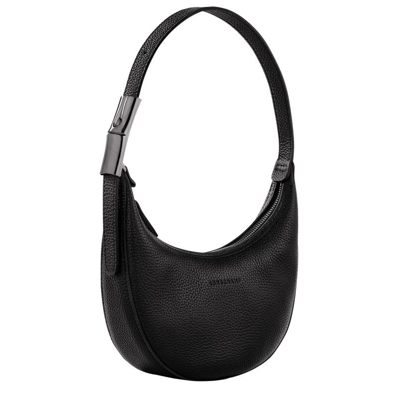 Women's Longchamp Roseau Essential S Hobo Bags Black | BNSIP-0569