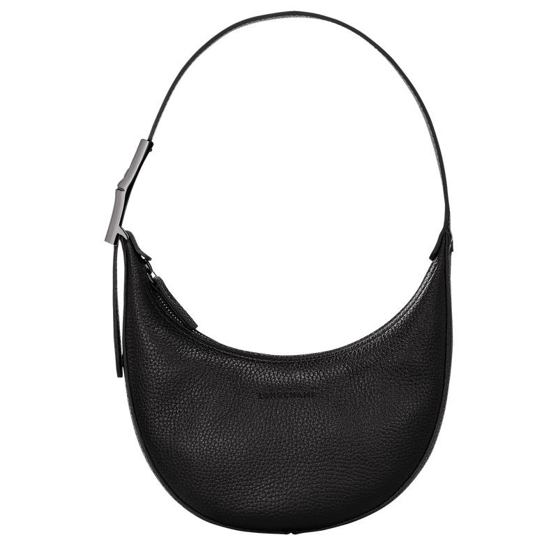 Women\'s Longchamp Roseau Essential S Hobo Bags Black | BNSIP-0569