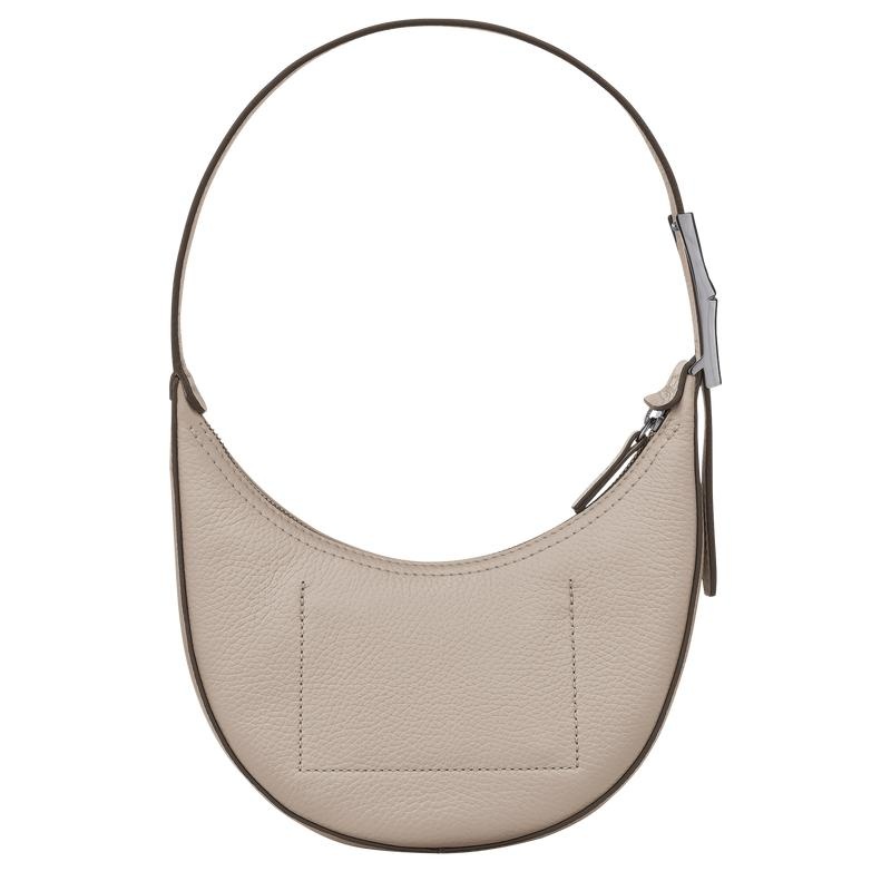 Women's Longchamp Roseau Essential S Hobo Bags Clay Grey | VNTGX-9247