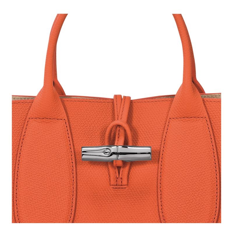 Women's Longchamp Roseau M Handbags Orange | ROBHN-3689