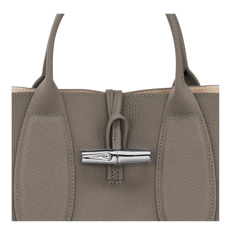 Women's Longchamp Roseau M Handbags Turtledove Grey | WKEHX-6074