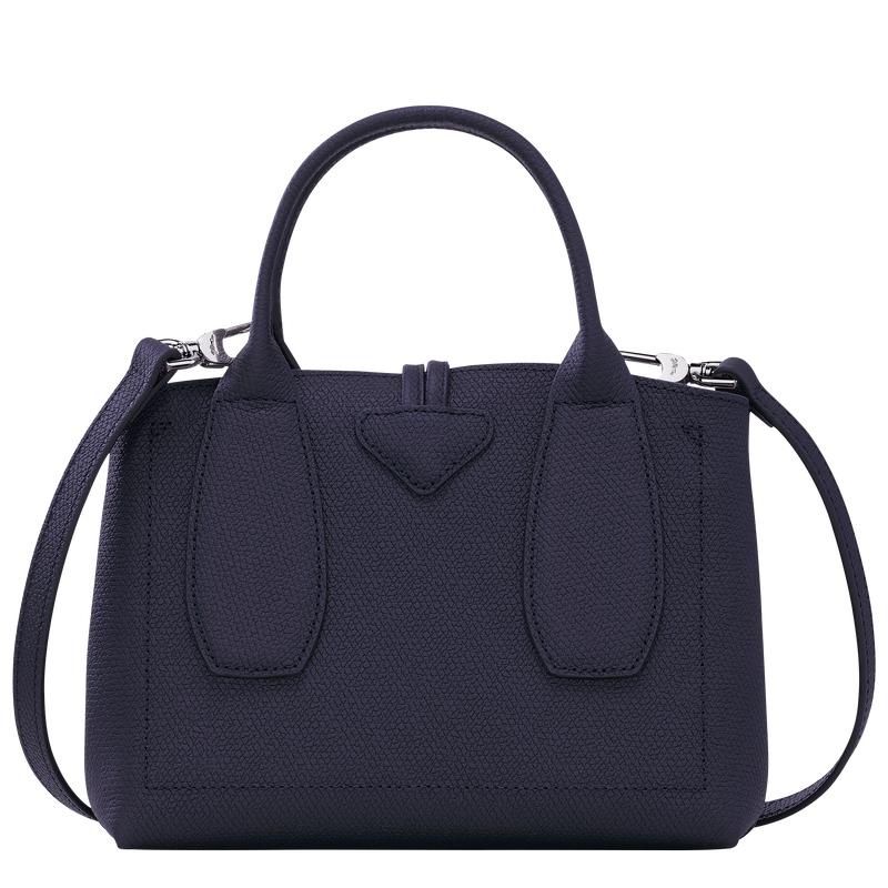 Women's Longchamp Roseau S Handbags Bilberry Purple | VXFME-8521