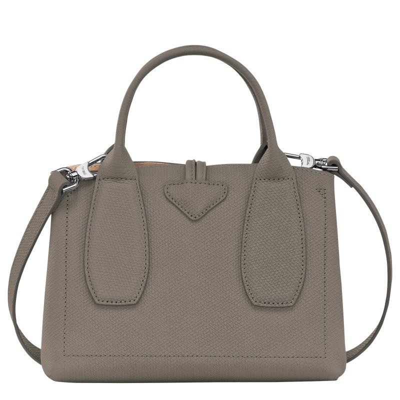 Women's Longchamp Roseau S Handbags Turtledove Grey | PDRFZ-2483