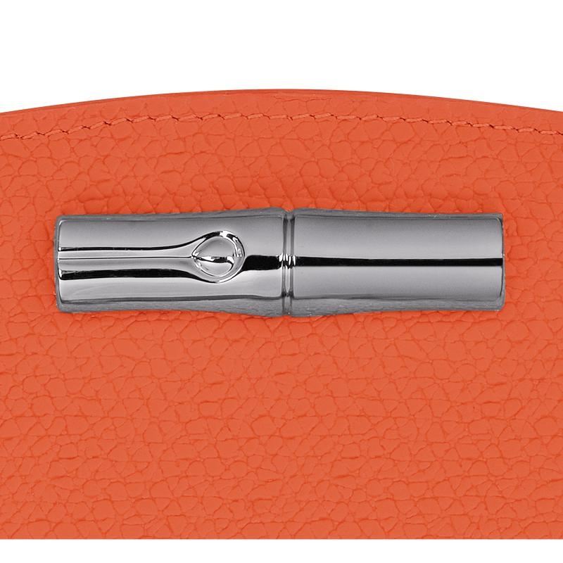 Women's Longchamp Roseau Wallets Orange | QEHWT-8172