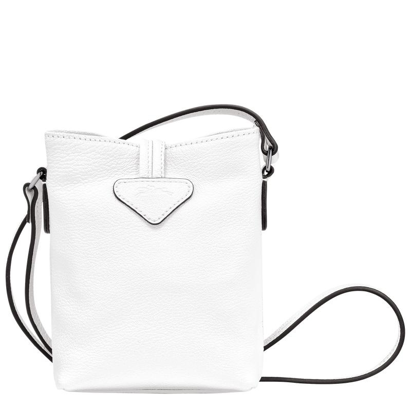 Women's Longchamp Roseau XS Crossbody Bags White | GMBEF-4689