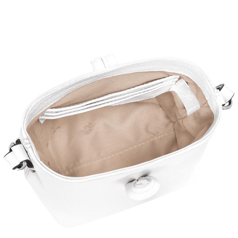 Women's Longchamp Roseau XS Crossbody Bags White | GMBEF-4689