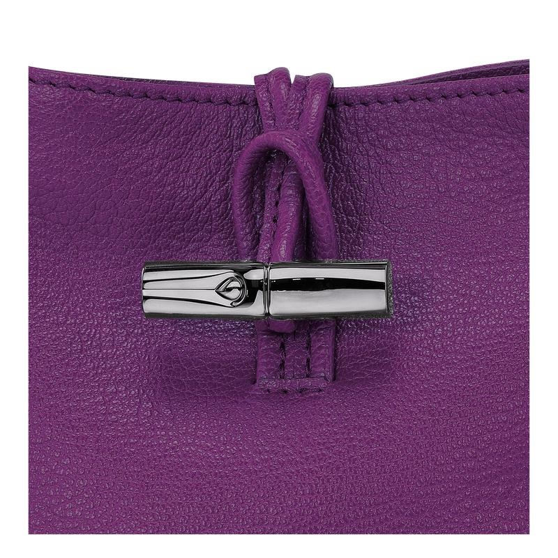 Women's Longchamp Roseau XS Crossbody Bags Violet Purple | ZKHSY-0172