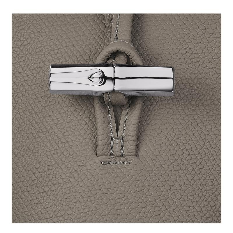 Women's Longchamp Roseau with lace Phone Case Turtledove Grey | PQUEG-8413