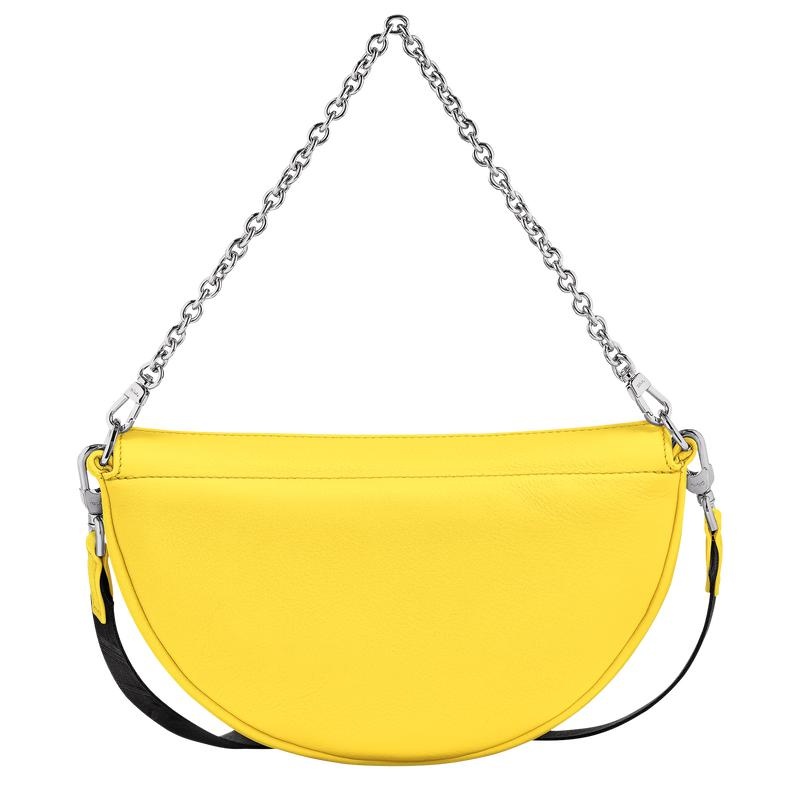 Women's Longchamp Smile S Crossbody Bags Yellow | YVBSO-2586