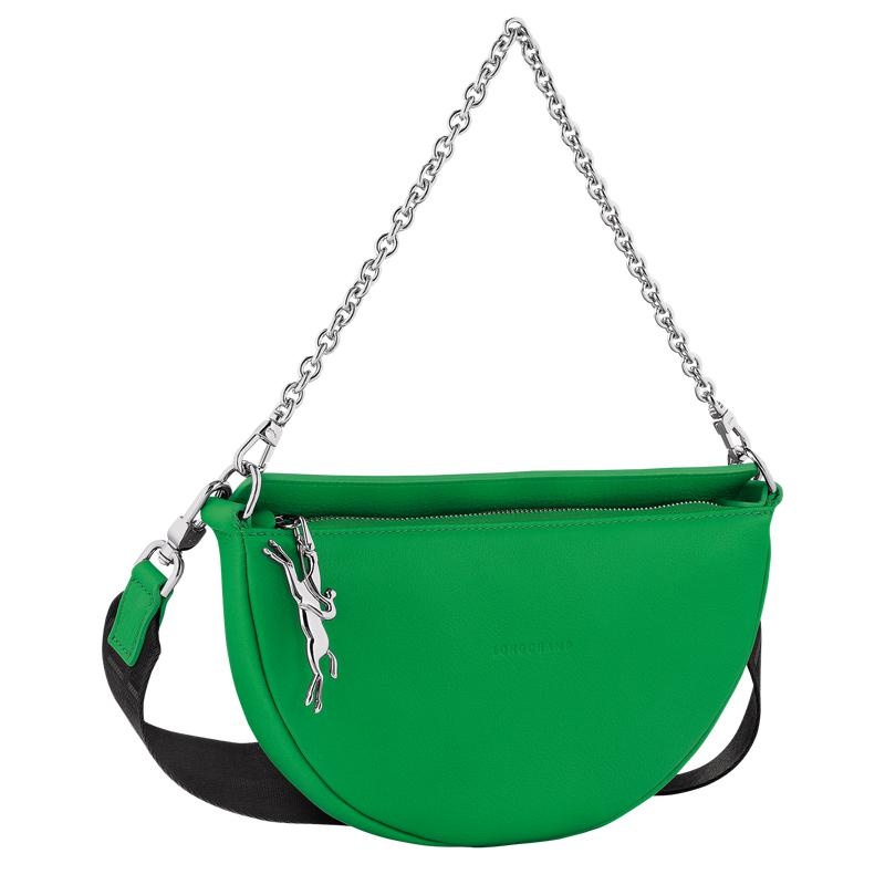 Women's Longchamp Smile S Crossbody Bags Lawn Green | NWREC-8632