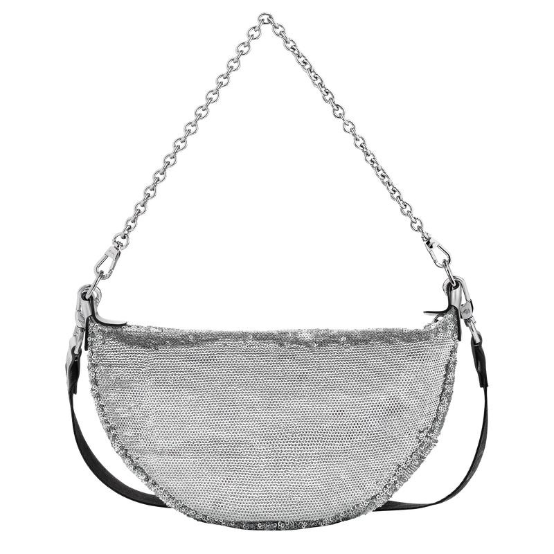 Women's Longchamp Smile S Crossbody Bags Silver | HCPNF-7854