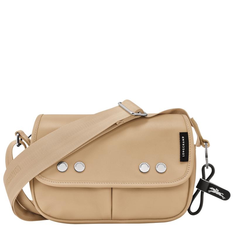 Women\'s Longchamp Très Paris S Crossbody Bags Beige | NAGIP-1870