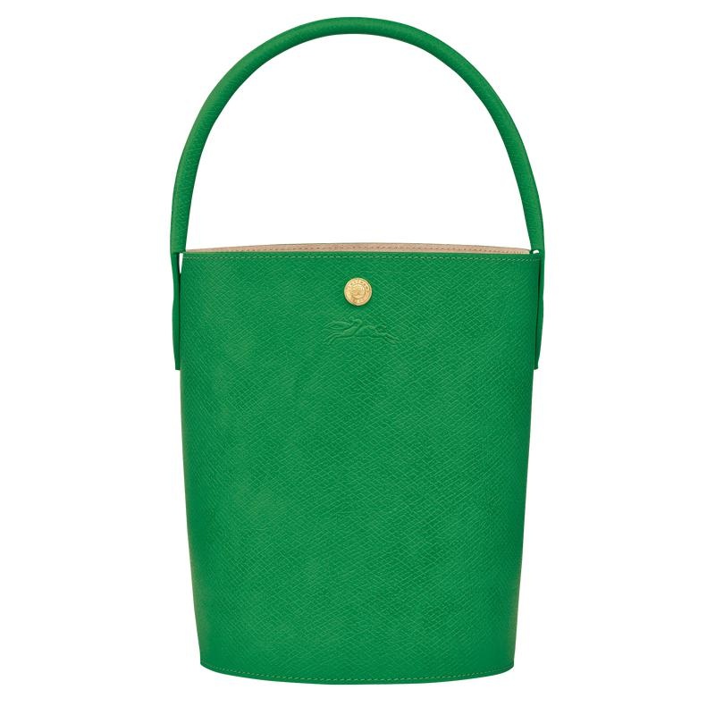 Women\'s Longchamp Épure S Bucket Bag Green | RXMOA-5864