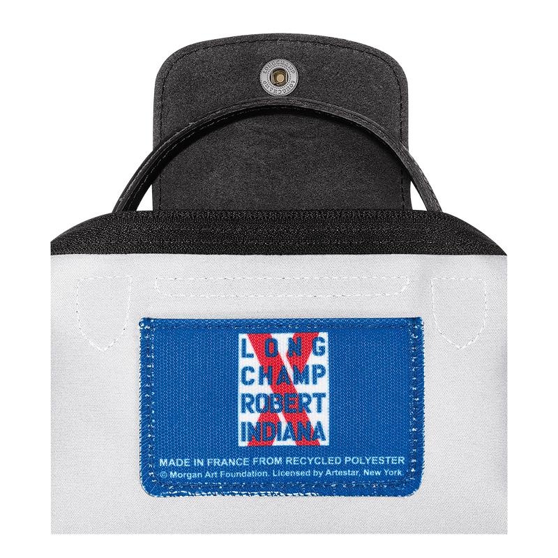 Women's Longchamp x Robert Indiana Pouches White | ALUKF-3469