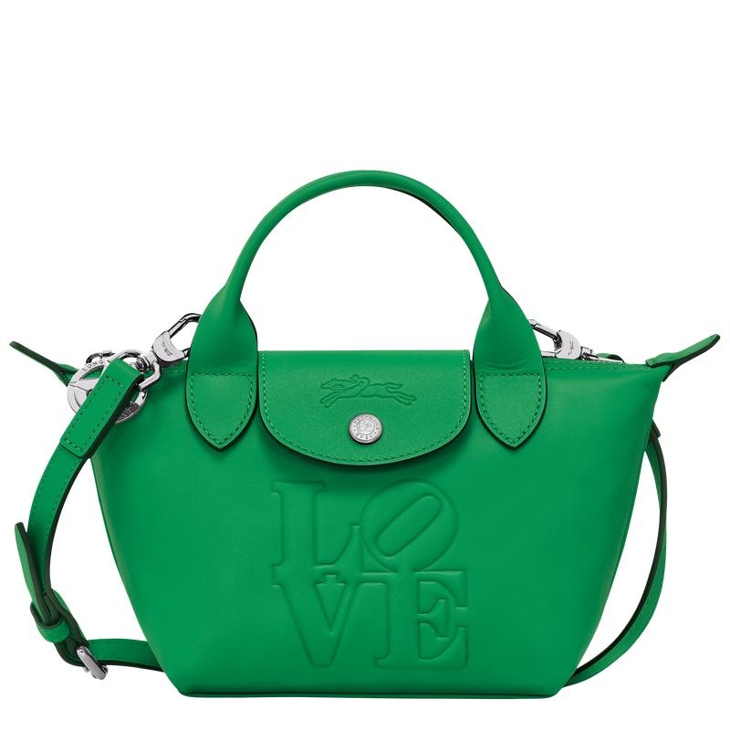 Women\'s Longchamp x Robert Indiana XS Handbags Green | SVMBR-8352